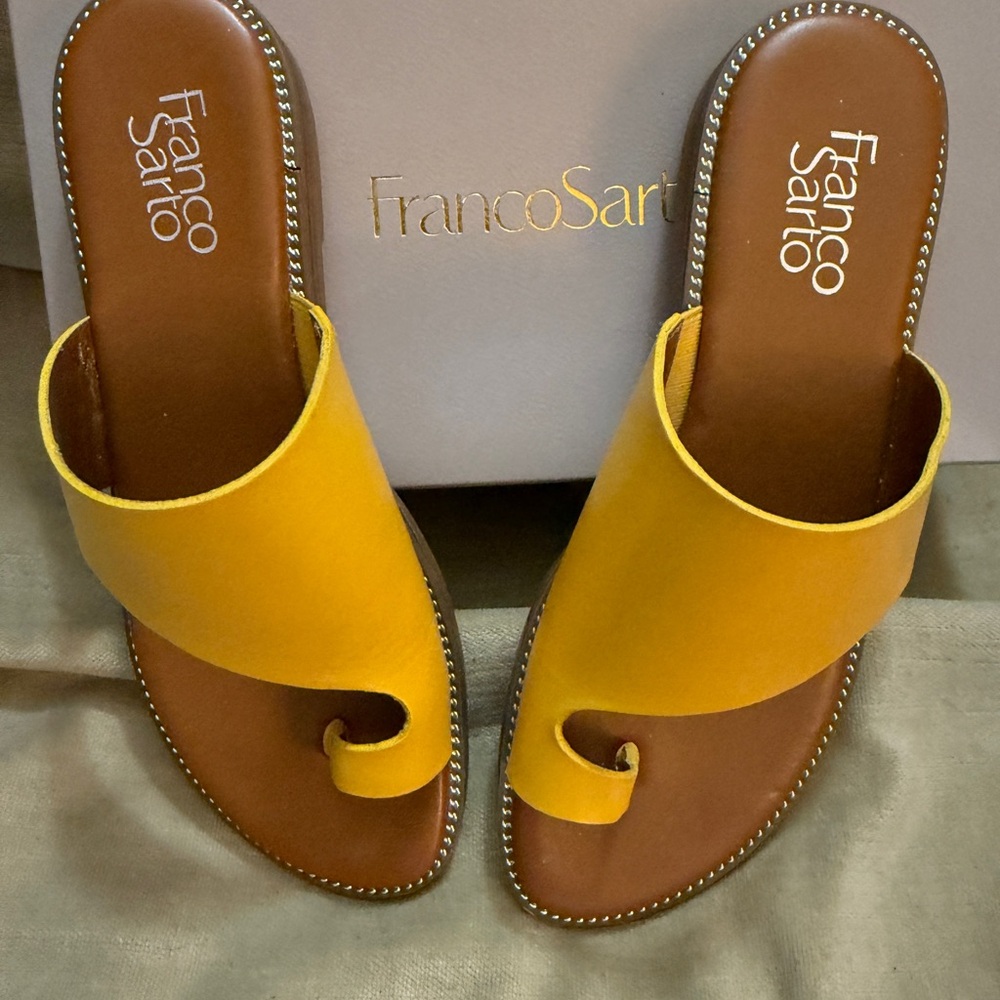 Franco Sarto Women's Yellow Sandals